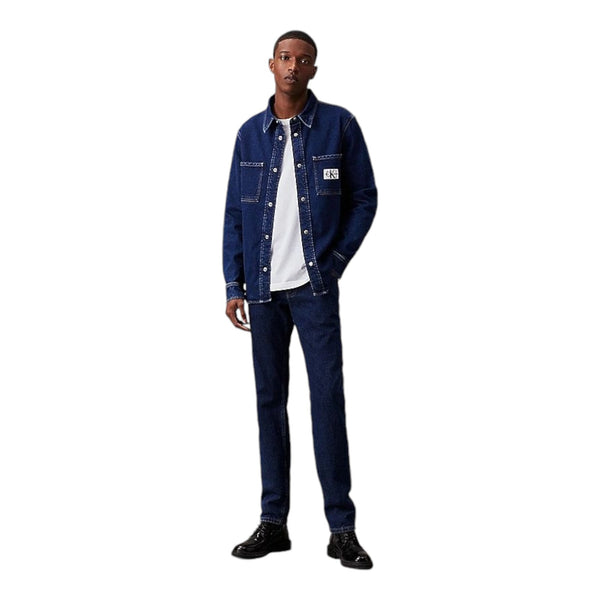 Camicie casual Uomo Calvin Klein - Slim Denim Shirt - Denim