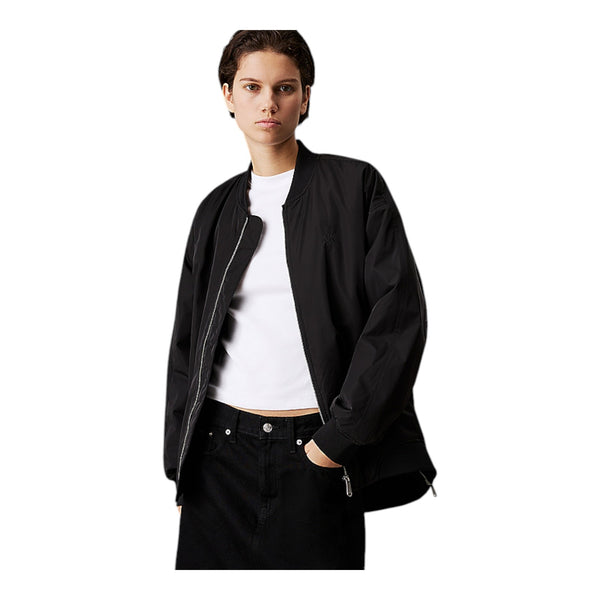 Giubbotti Donna Calvin Klein - Long Bomber - Nero