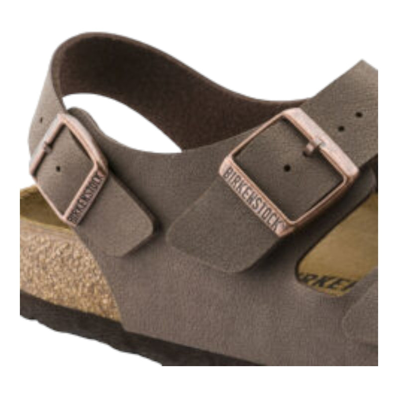 Sandali Uomo Birkenstock - Milano Birkibuc Calz.s - Marrone