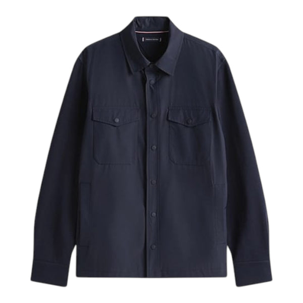 Camicie casual Uomo Tommy Hilfiger - Mix Media Intechno Overshirt - Blu