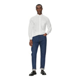 Camicie casual Uomo Calvin Klein - Ls Poplin Classic Shirt - Bianco