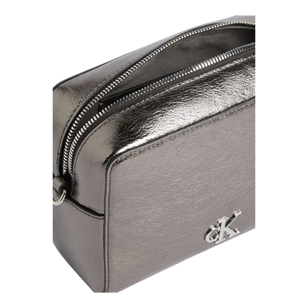 Borse a spalla Donna Calvin Klein - Minimal Monogram Camera Bag Tum - Argento