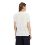 T-shirt Donna Tommy Hilfiger - Reg Corp Logo C-Nk Ss - Bianco
