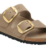 Sandali Donna Birkenstock - Arizona Big Buckle Oiled Leather - Beige