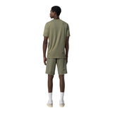 T-shirt Uomo K-Way - Odom Jersey Micro Lettering - Verde militare