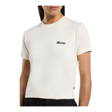 T-shirt Donna Dickies - Lewistown Embro Ss Tee W Egret - Bianco