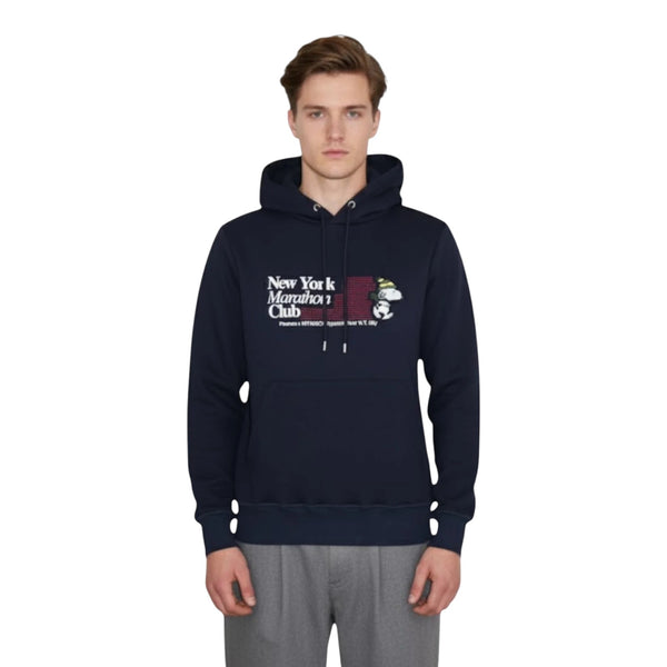 Felpe con cappuccio Uomo In The Box - Felpa Hoodie Snoopy Marathon Club - Blu