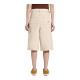 Bermuda Donna Dickies - Carpenter Denim Jort W Whitecap Gray - Bianco
