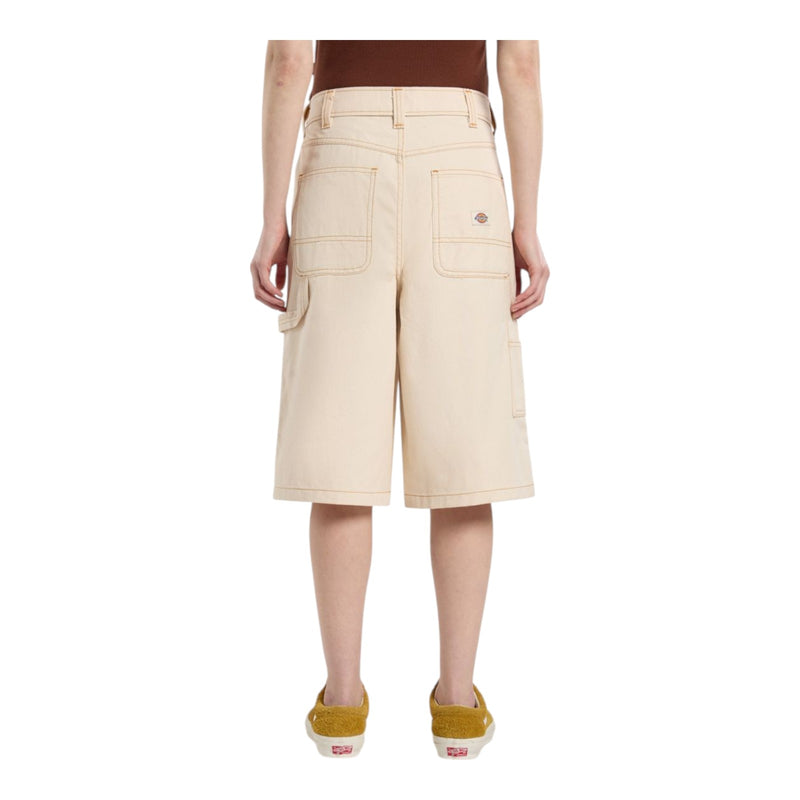 Bermuda Donna Dickies - Carpenter Denim Jort W Whitecap Gray - Bianco