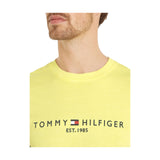 T-shirt Uomo Tommy Hilfiger - Garment Dye Tommy Logo Tee - Giallo