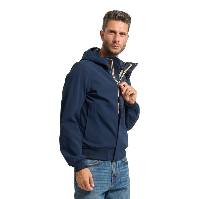 Giubbotti Uomo K-Way - Joachim Bonded - Blu