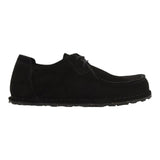 Mocassini Uomo Birkenstock - Utti Lace N gray taupe, Suede Leather - Nero