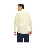 Camicie casual Uomo Tommy Hilfiger - Garment Dyed Popeline Shirt - Giallo