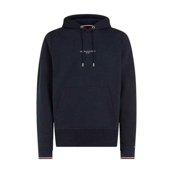 Felpe con cappuccio Uomo Tommy Hilfiger - Tommy Logo Tipped Hoody - Blu