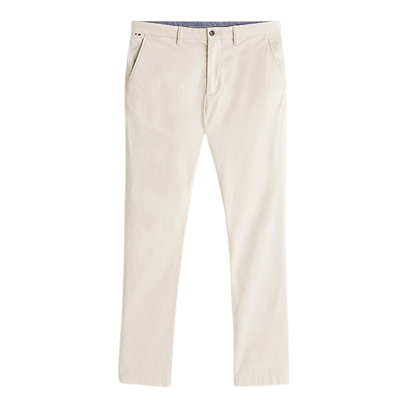 Pantaloni Uomo Tommy Hilfiger - Bleecker Printed Structure Chino - Bianco