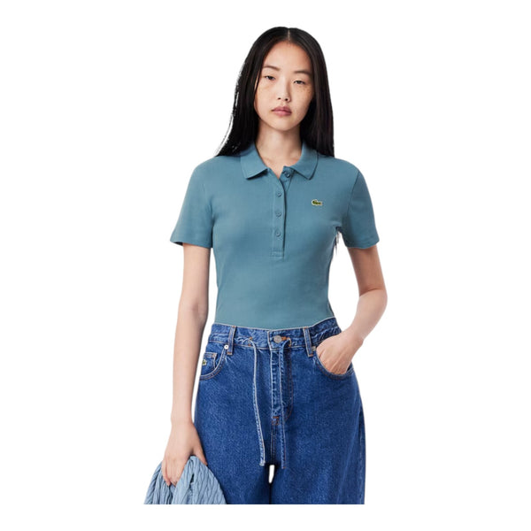 Polo Donna Lacoste - Maglietta M/C - Avio