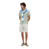 Polo Uomo Tommy Hilfiger - Cotton Linen Pique Reg Polo - Menta