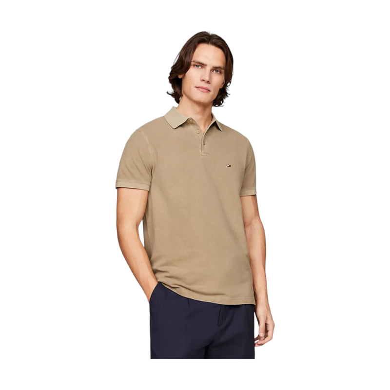 Polo Uomo Tommy Hilfiger - Garment Dye Reg Polo - Beige