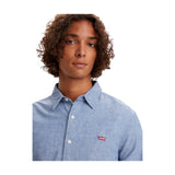 Camicie casual Uomo Levi's - Ls Battery Hn Shirt Slim - Blu