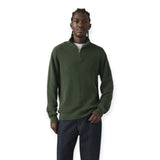 Maglioni Uomo Levi's - Hm Quarter Zip Sweater Duffel Bag Heathe - Verde