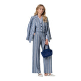 Pantaloni Donna Surkana - Pantaloni larghi - Blu