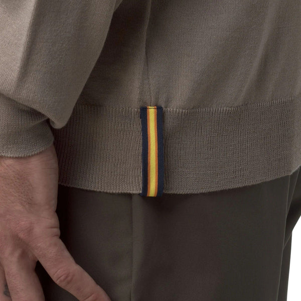 Maglie a manica lunga Uomo K-Way - Rey Wool Merino Blend - Beige