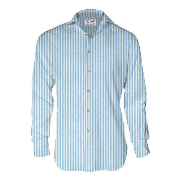Camicie casual Uomo Mc2 Saint Barth - Pamplona	Classic Shirt - Celeste