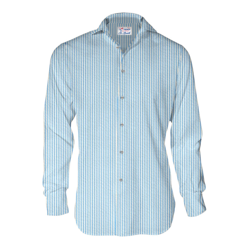 Camicie casual Uomo Mc2 Saint Barth - Pamplona	Classic Shirt - Celeste