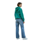 Felpe con cappuccio Ragazza Disclaimer - Maglia Donna Crop Con Cappuccio In Felpa - Menta