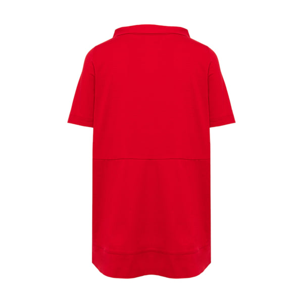 T-shirt Donna Alpha Studio - Collo Tiffany M/M Jersey Shapes - Rosso