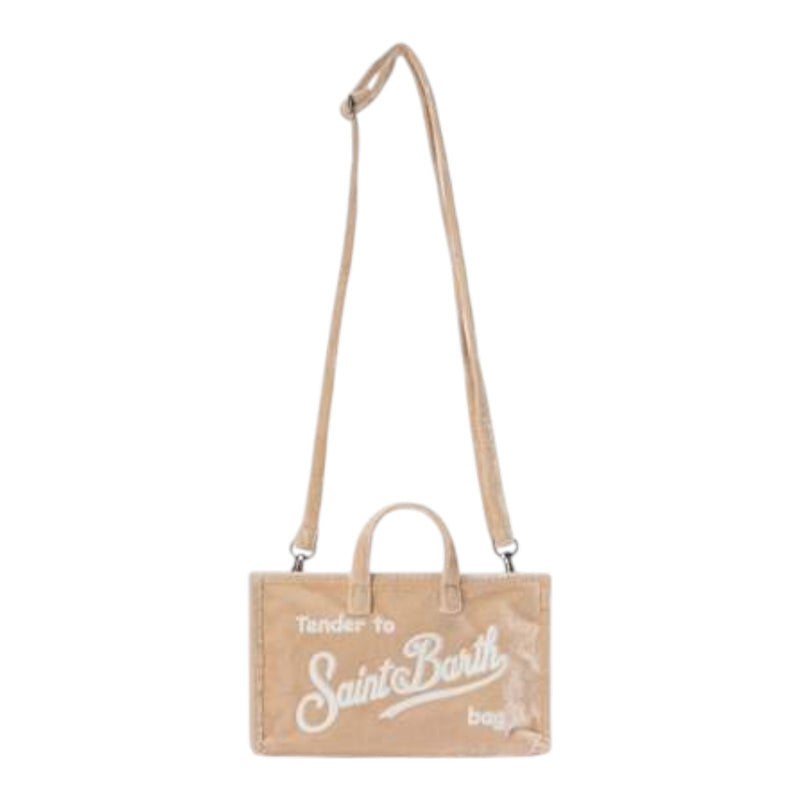 Pochette e Clutch Donna Mc2 Saint Barth - Phone Bag Velvet - Beige