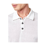 Polo Uomo Alpha Studio - Polo Camicia M/M Piquet Stretch - Bianco