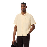 Camicie casual Uomo Lacoste - Camicia M/C - Beige
