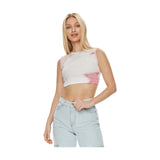 Canotte e top Donna Calvin Klein - Aop Cropped Tank Top - Multicolore