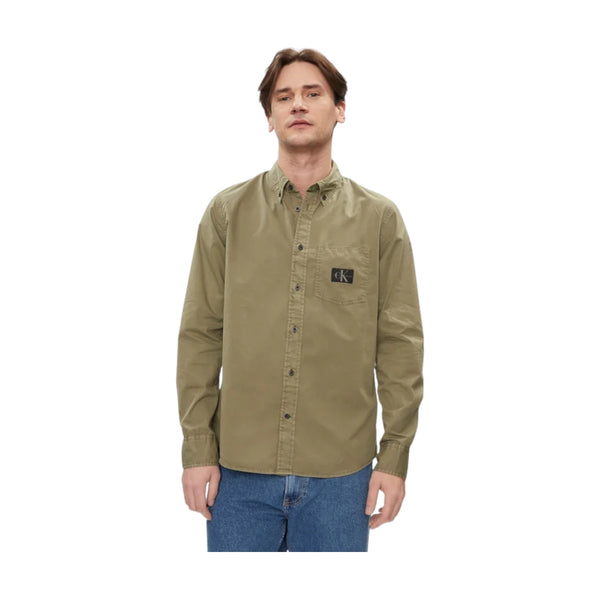 Camicie casual Uomo Calvin Klein - Regular Shirt - Verde