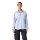 Camicie Donna Levi's - Harlie Boyfriend Shirt - Blu
