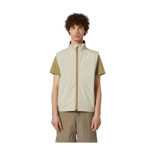 Gilet Uomo K-Way - Haris Bonded Jersey - Beige