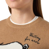 Maglioni Donna Mc2 Saint Barth - New Queen New Crewneck Sweater - Beige