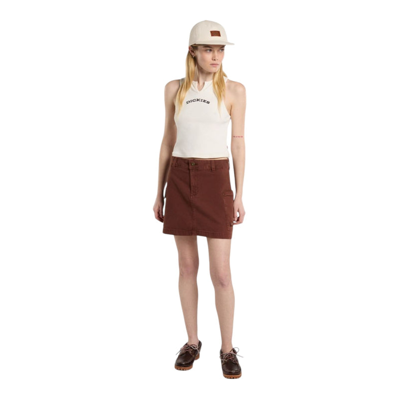 Gonne casual Donna Dickies - River Ranch Mini Skirt W - Marrone