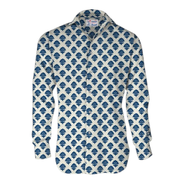 Camicie casual Uomo Mc2 Saint Barth - Pamplona	Classic Shirt - Panna