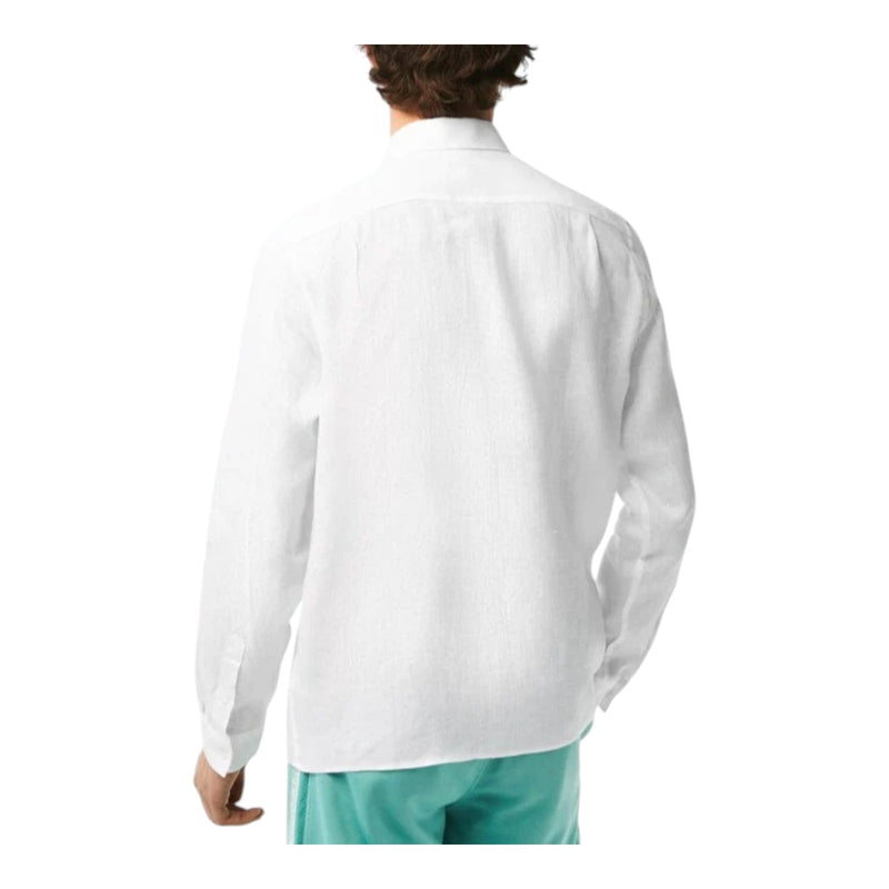 Camicie casual Uomo Lacoste - Camicia M/L - Bianco