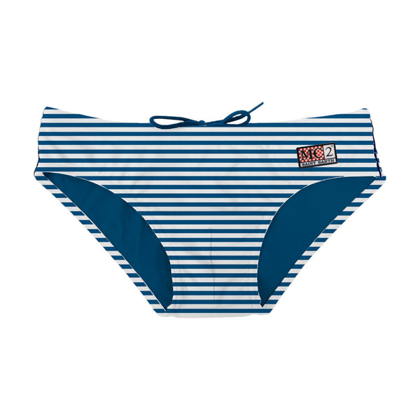 Slip e parigamba Uomo Mc2 Saint Barth - Cayo Lycra Printed Brief - Blu