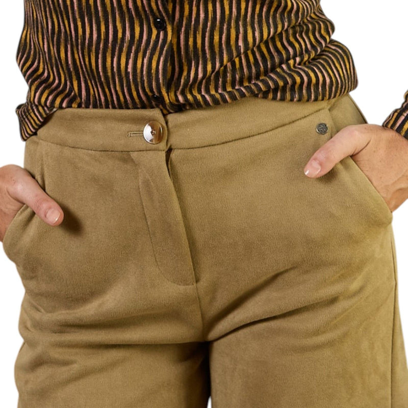 Pantaloni Donna Surkana - Pantaloni larghi - Sabbia