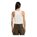 Canotte e top Donna Dickies - V Neck Top W - Bianco