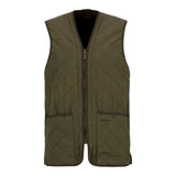 Gilet Uomo Barbour International - Polarquilt Waistcoat Zip Liner - Verde