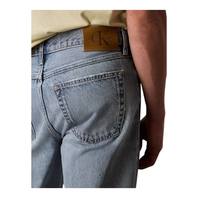 Jeans Uomo Calvin Klein - 90S Straight Ck Icon 94 Jean - Azzurro
