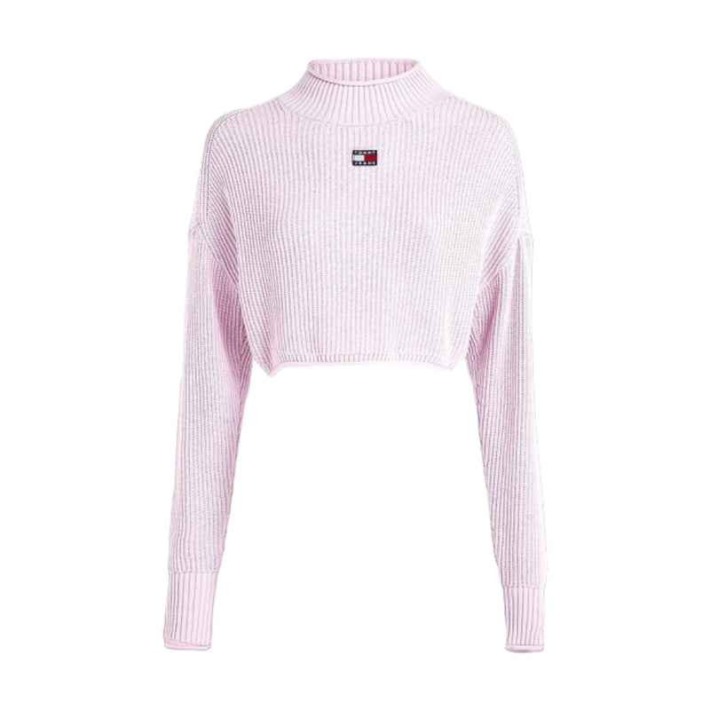 Maglie Donna Tommy Hilfiger - Tjw Garment Dye Badge Sweater - Fucsia