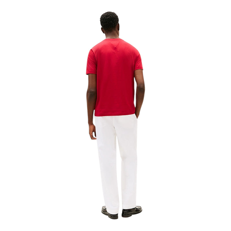 T-shirt Uomo Tommy Hilfiger - Hilfiger Stack Tee - Rosso