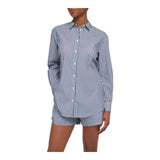 Camicie Donna Mc2 Saint Barth - Brigitte Shirt - Blu