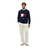 Maglioni Uomo Tommy Hilfiger - Gifting Flag Crew Neck Sweater - Blu